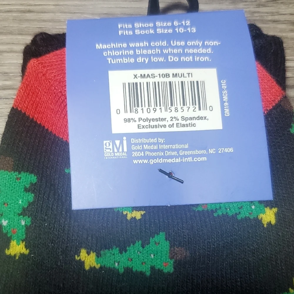 🎁Holiday Cheer Socks Set - Black and Blue